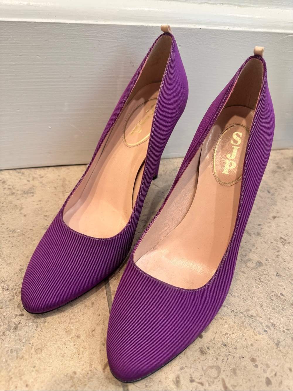 SJP by Sarah Jessica Parker Purple Pointed-Toe Pumps